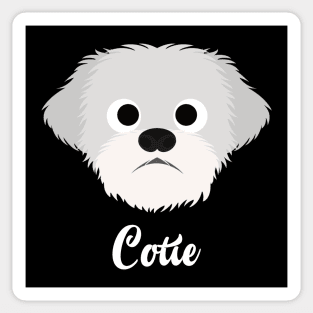 Cotie - Coton de Tulear Sticker